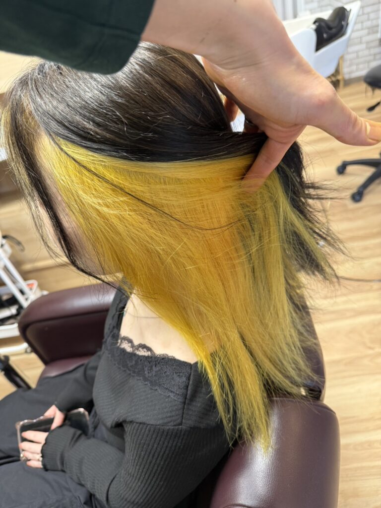 インナーブリーチ、カラーカット